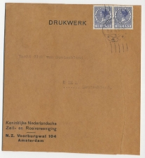 Em. Veth Drukwerk wikkel Amsterdam - Duitsland 1938