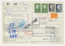 Em. Juliana Pakketkaart Asten - Belgie1970