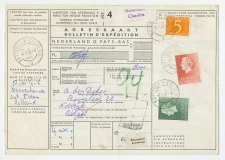 Em. Juliana Pakketkaart Rotterdam - Belgie 1967