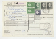 Em. Juliana Pakketkaart Leidschendam - Canada 1969