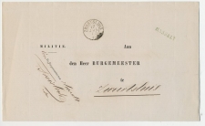 Naamstempel Hasselt 1873