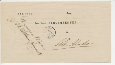 Twee-letterstempel Rijssen 1875