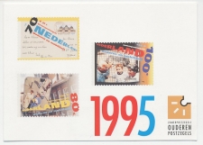 Zomerbedankkaart 1995 - Complete serie bijgeplakt - FDC