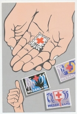 Rode Kruis bedankkaart 1987 - FDC