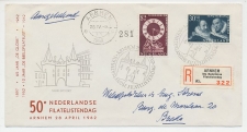 Aangetekend Arnhem 1962 - Filatelistendag