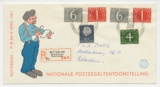 Aangetekend Rotterdam 1961 - Filatelistendag