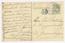 Briefkaart Oegstgeest - Den Haag 1931 - Bestellerstempel