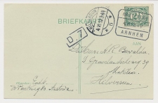 Treinblokstempel : Amsterdam - Arhem V 1912