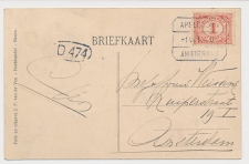 Treinblokstempel : Apeldoorn - Amsterdam C 1913 