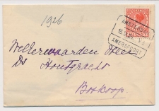 Treinblokstempel : Amsterdam - Amersfoort V A 1926