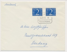 Treinblokstempel : Arnhem - Roosendaal III 1960