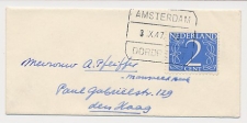 Treinblokstempel : Amsterdam - Dordrecht VII 1947