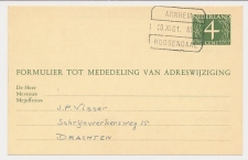 Treinblokstempel : Arnhem - Roosendaal III 1961