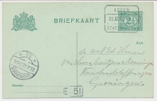 Treinblokstempel : Assen - Stadskanaal II 1912