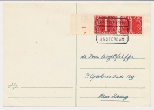 Treinblokstempel : Amersfoort - Amsterdam B 1949