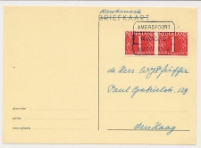 Treinblokstempel : Amersfoort - Amsterdam G 1950