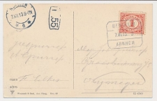 Treinblokstempel : Bentheim - Arnhem D 1913