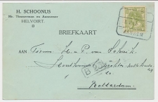 Treinblokstempel : Breda - Arnhem I 1919 