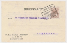 Treinblokstempel : Coevorden - Dedemsvaart Station II 1924