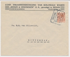 Treinblokstempel : Delfzijl - Groningen III 1934