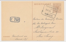 Treinblokstempel : Dordrecht - Nijmegen II 1925