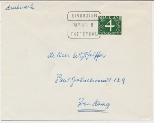 Treinblokstempel : Eindhoven - Rotterdam B 1961