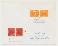 Treinblokstempel : Emmerik - Amsterdam F 1970