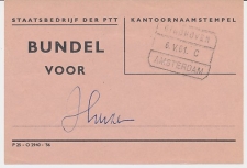 Treinblokstempel : Eindhoven - Amsterdam C 1961