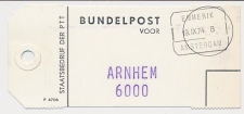 Treinblokstempel : Emmerik - Amsterdam B 1974