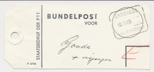 Treinblokstempel : Enschede - Amersfoort 1969