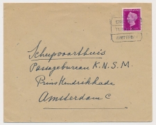 Treinblokstempel : Enschede - Amsterdam D 1948