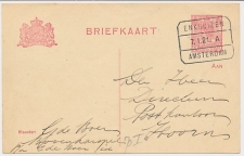 Treinblokstempel : Enkhuizen - Amsterdam A 1921