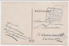 Treinblokstempel : Emmerik Amsterdam L 1915