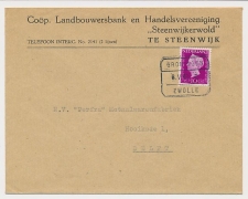 Treinblokstempel : Groningen - Zwolle E 1948