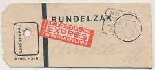 Treinblokstempel : Groningen - Zwolle E 1948