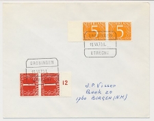 Treinblokstempel : Groningen - Utrecht L 1970