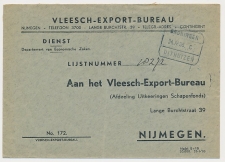 Treinblokstempel : Groningen - Uithuizen C 1935