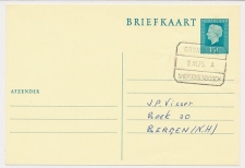 Treinblokstempel : Groningen - s Hertogenbosch A 1975