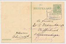 Treinblokstempel : Gouda - s Gravenhage F 1932