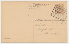 Treinblokstempel : Hellevoetsluis - Rotterdam IV 1924