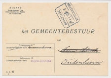 Treinblokstempel : Hellevoetsluis - Rotterdam I 1933