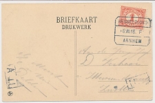 Treinblokstempel : Hengelo (OV.) - Arnhem 1916