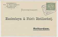 Treinblokstempel : Hoek van Holland - Rotterdam III 1914