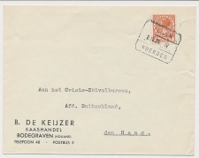 Treinblokstempel : Leiden - Woerden IV 1935