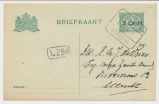 Treinblokstempel : Leiden - Utrecht I 1917