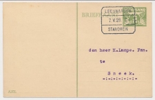 Treinblokstempel : Leeuwarden - Stavoren C 1928