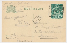 Treinblokstempel : Leiden - Utrecht II 1922