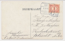 Treinblokstempel : Lutten - Dedemsvaart-Station II 1914