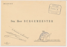 Treinblokstempel : Lutten - Dedemsvaart-Station II 1914