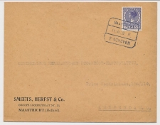 Treinblokstempel : Maastricht - Eindhoven F 1928